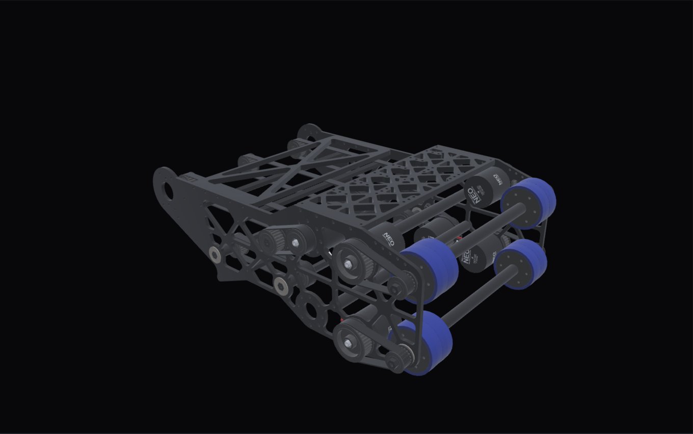 The 2024 shooter assembly rendered in 3D, ready to rotate